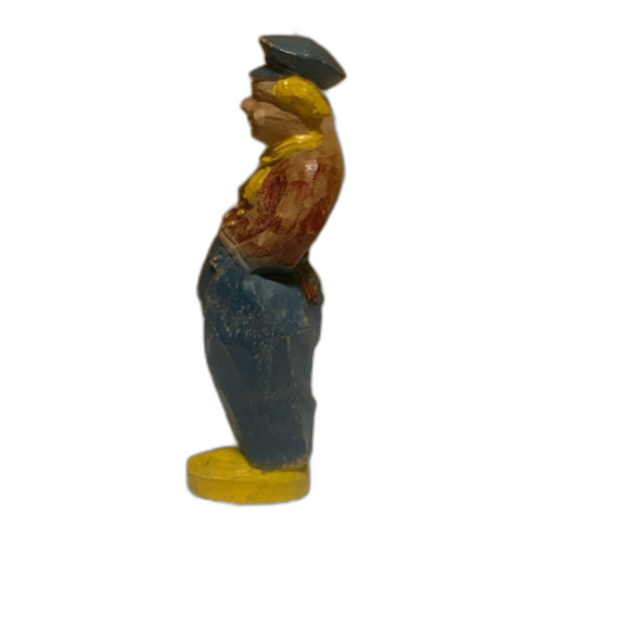 Vintage Wooden Man Figurine! - Picture 2 of 5